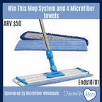 Microfiber Mop System and 4 Microfiber Towels Giveaway!! (ends 10/1)