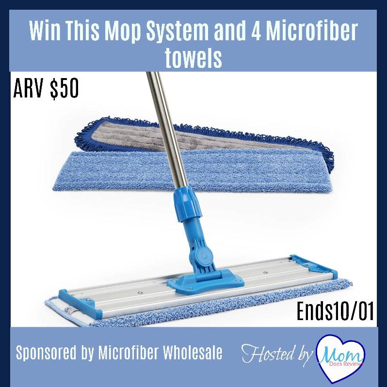 Microfiber Mop System and 4 Microfiber Towels Giveaway!! (ends 10/1)