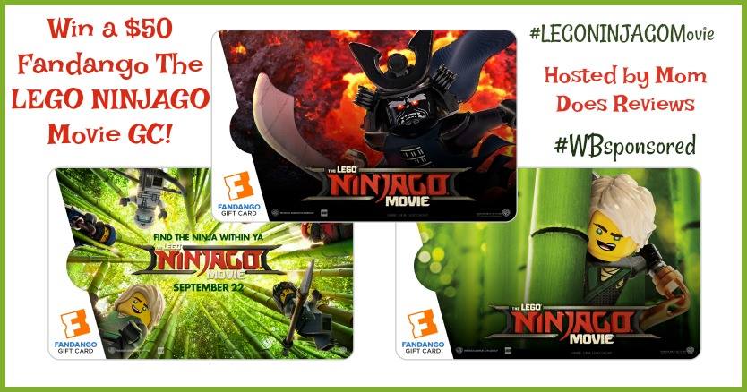Lego Ninjago Movie Fandango $50 Gift Card Giveaway!! (ends 9/24)