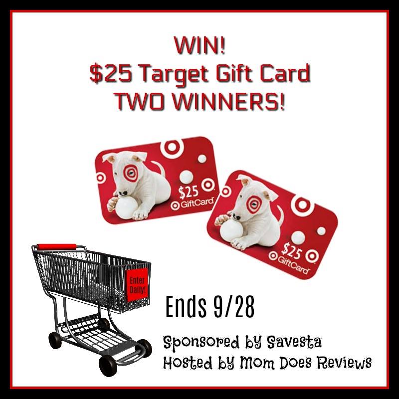 $25 Target Gift Card Giveaway - TWO Winners, Sponsored by Savesta! (ends 9/28) 
