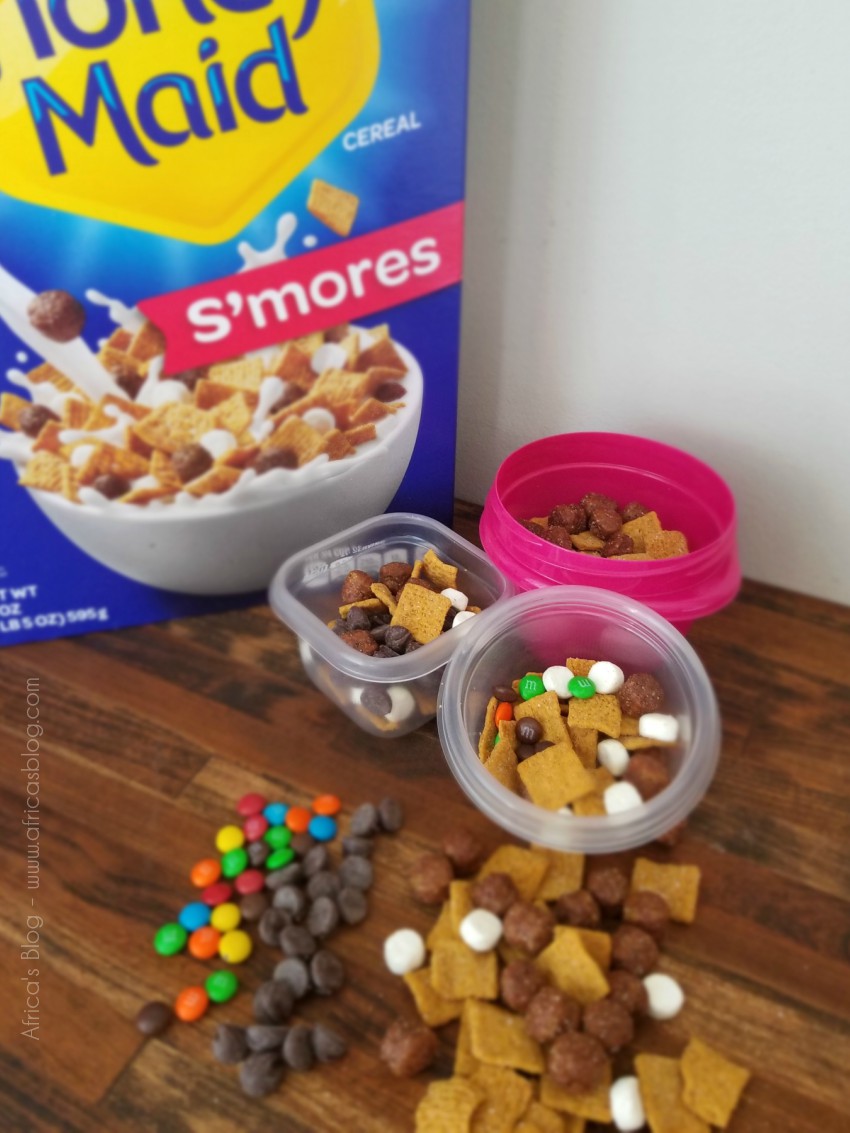 Easy on-the-go snacks w/ Honey Maid S'mores Cereal! #BestCerealEver