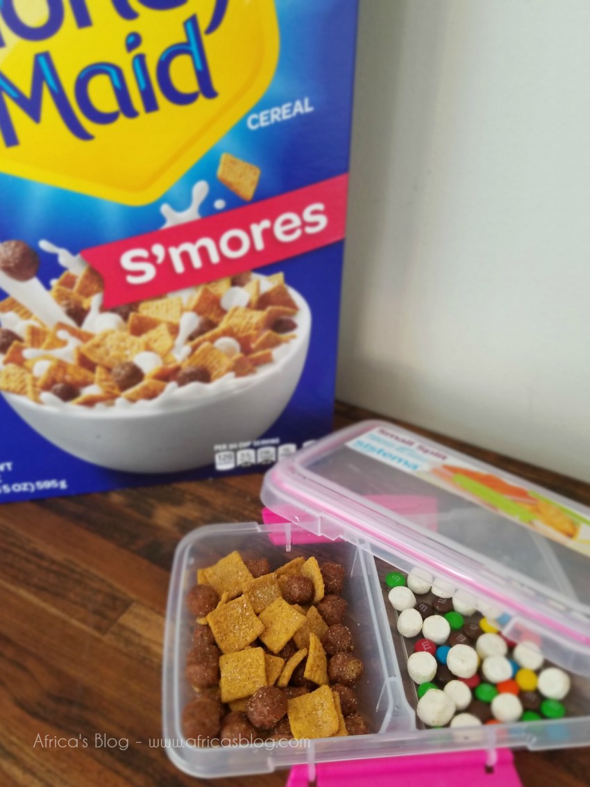 Easy on-the-go snacks w/ Honey Maid S'mores Cereal! #BestCerealEver