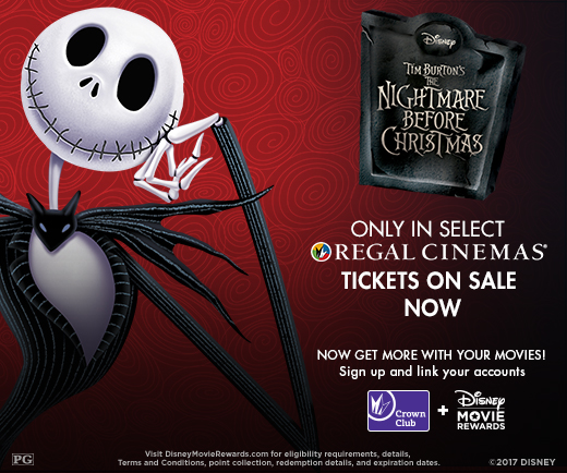 The Nightmare Before Christmas - Returns to Regal Cinemas this Halloween Weekend!