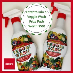 Veggie Wash PLUS $35 Amazon Gift Card Giveaway!! (ends 10/31)