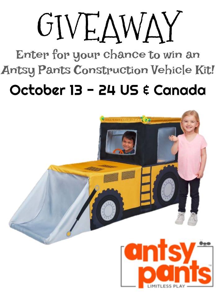 Antsy Pants Construction Vehicle Kit Giveaway!! (ends 10/24)