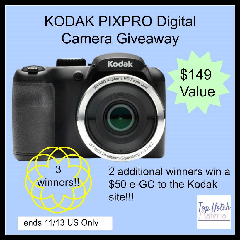 KODAK PIXPRO Digital Camera Giveaway!! (ends 11/13)