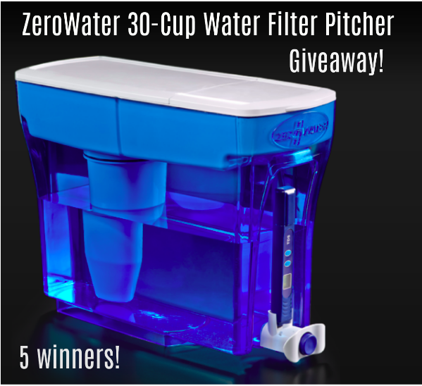 ZeroWater 30-Cup Water Filter Pitcher Giveaway! #Holiday2017 (ends 11/20)