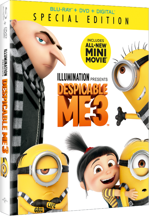 Despicable Me 3 Blu-Ray Release 12/5/17! 