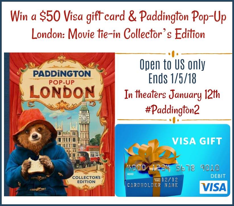Paddington 2 - $50 Visa Gift Card & Pop-Up London Book Giveaway! (ends 1/5)
