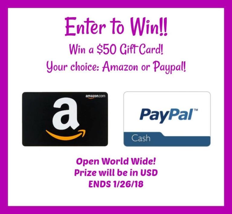 Enter to WIN - $50 Amazon GC or PayPal Cash! World Wide