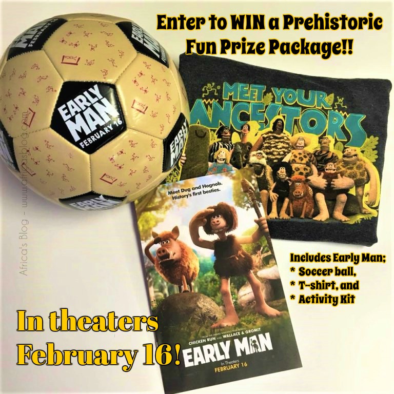 Prehistoric Fun with Early Man - Prize Package Giveaway! #EarlyMan (ends 2/16)
