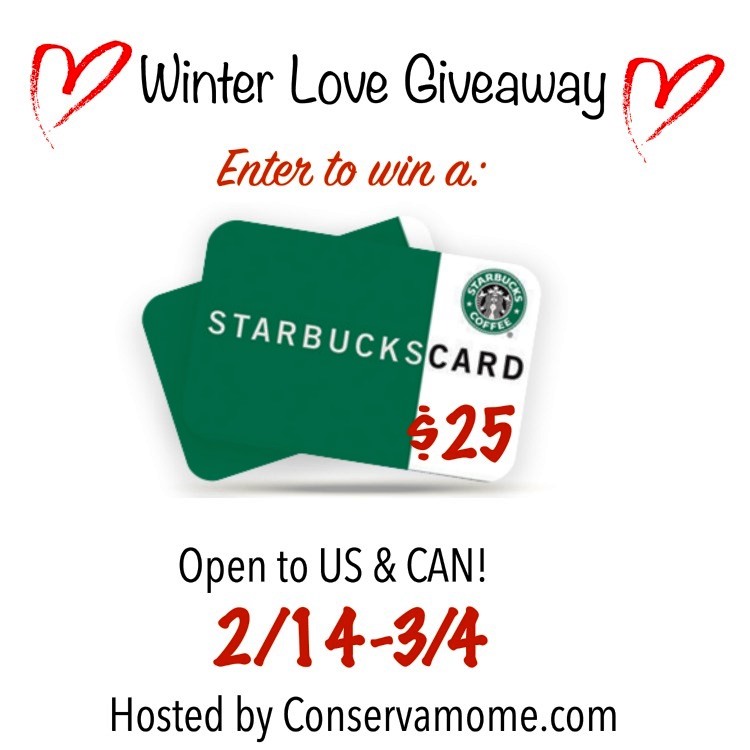 Celebrating Winter - Winter Love $25 Starbucks GC Giveaway!! (ends 3/4)