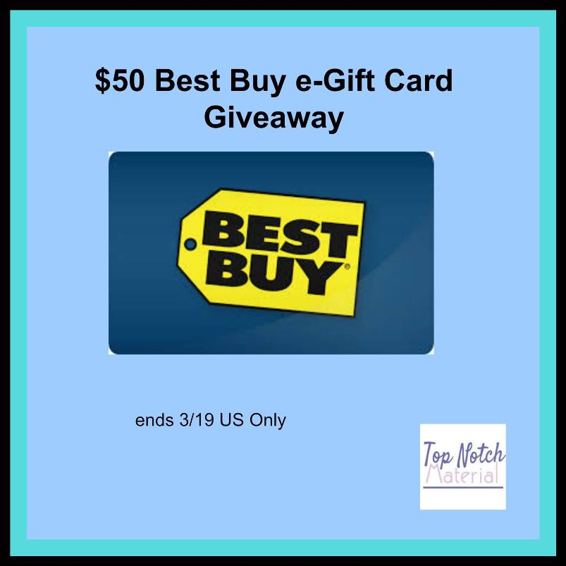 Win a $50 Best Buy Gift Card - USA & CAN (ends 3/19)