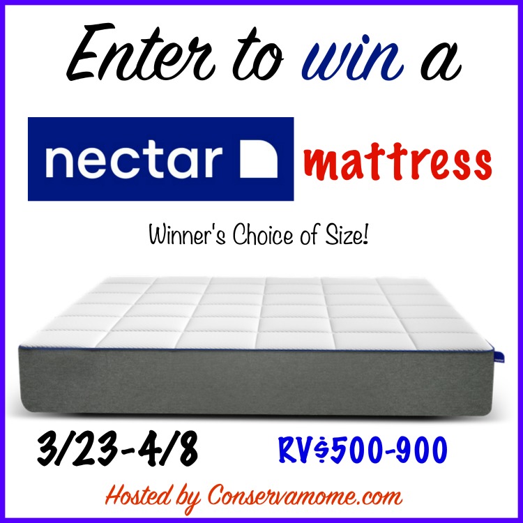 Nectar Sleep Mattress Giveaway - Winner picks size! (ends 4/4)