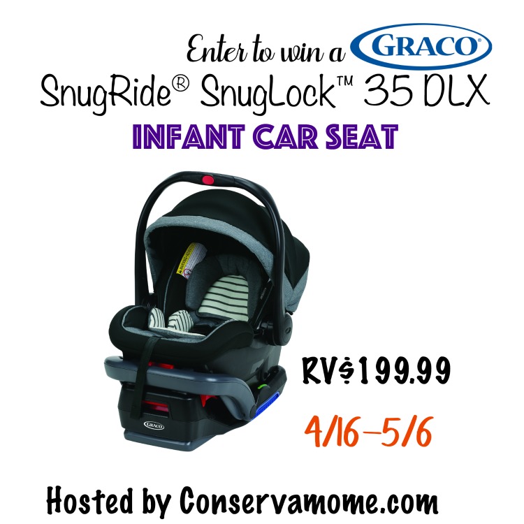 Graco SnugRide SnugLock 35 DLX Infant Car Seat Giveaway!! (ends 5/6)