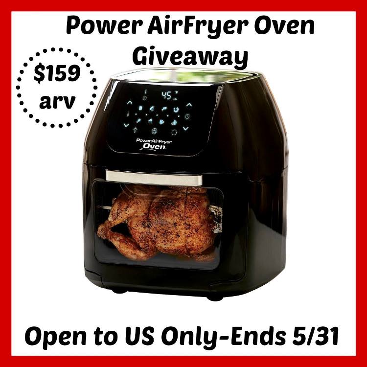 Power AirFryer XL PLUS Oven Giveaway - $159 RV!! (ends 5/31)