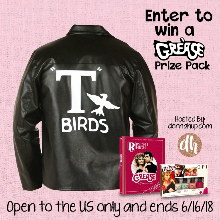 Grease 40th Anniversary Prize Package Giveaway! (ends 6/16)