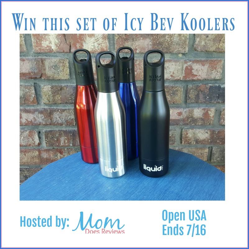 Keep your drinks cold with Icy Bev Koolers - #Giveaway! (ends 7/16)