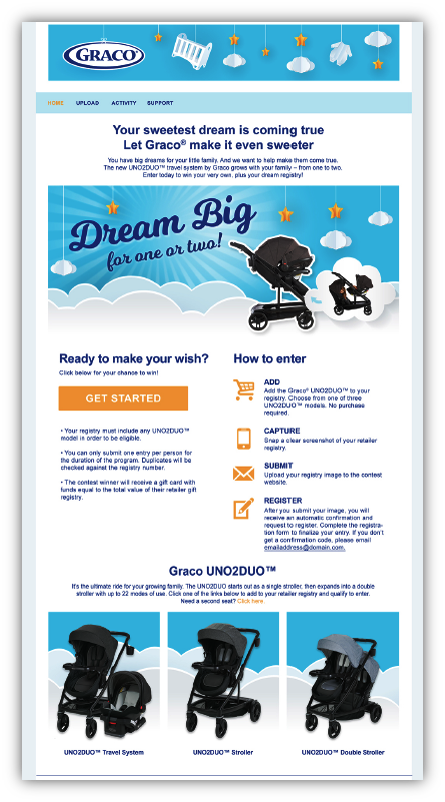 Graco UNO2DUO Stroller Giveaway (ends 8/3)