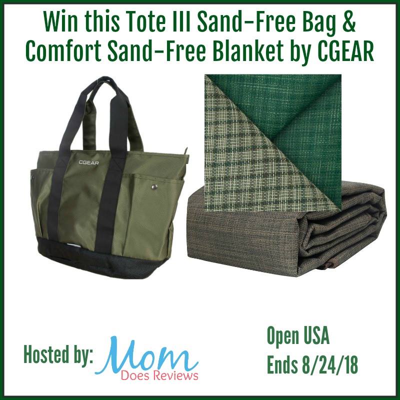 CGEAR Tote III Sand-Free Bag & Comfort Blanket Giveaway! (ends 8/24)