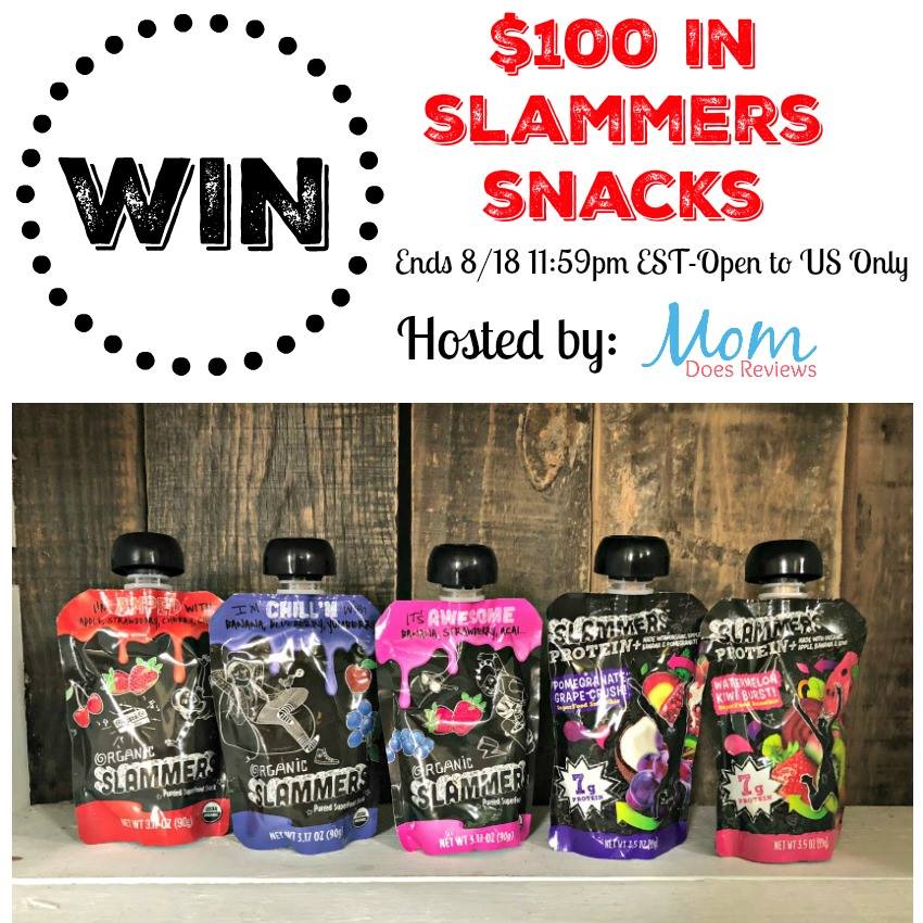 Slammers Snacks $100 Prize Package Giveaway! (ends 8/18)