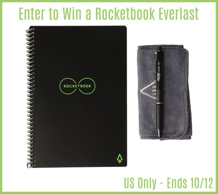 RocketBook Reusable Notebook Giveaway!! (ends 10/12)