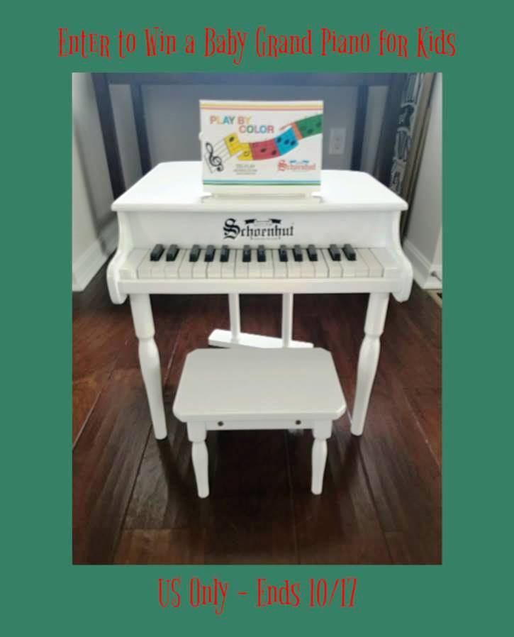 Schoenhut 30-key Baby Grand Piano Giveaway! (ends 10/17)