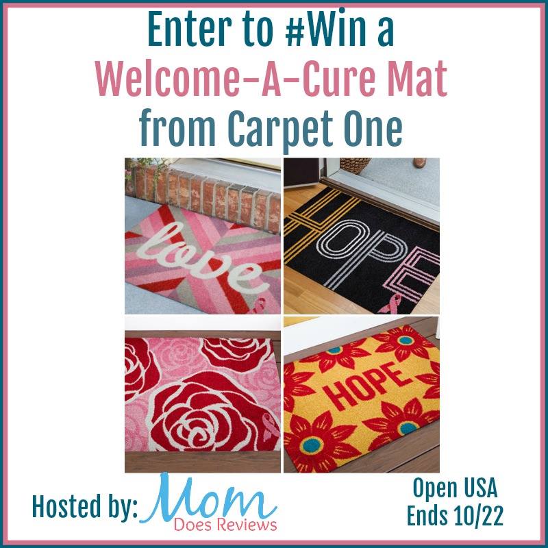 Welcome-A-Cure Mat Giveaway - Sponsored by Carpet One! (ends 10/22)