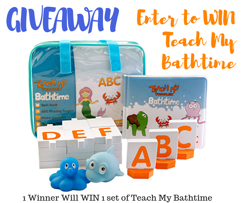 TeachMy Bathtime ABC's Learning Set Giveaway! #HolidayEssentials (ends 11/14)