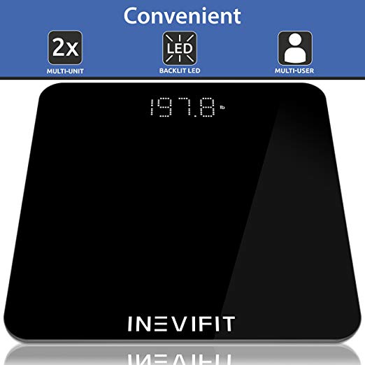 INEVIFIT Digital Bathroom Scale Giveaway! #HolidayEssentials (ends 12/5)