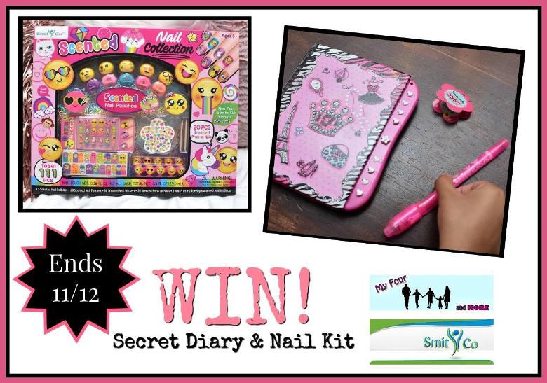 SmitCo Secret Diary and Nail Kit Giveaway! (ends 11/12)