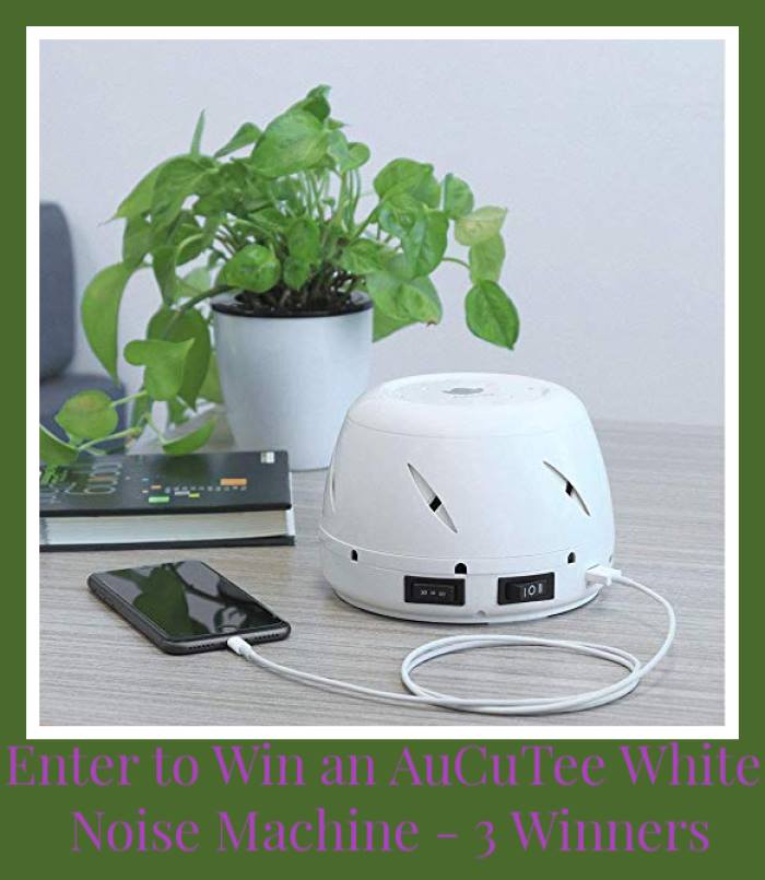 AuCuTee White Noise Machine Giveaway (3 Winners)! (ends 12/21)