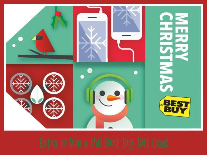 Enter to WIN a $50 Best Buy Gift Card! #Giveaway (ends 12/20)