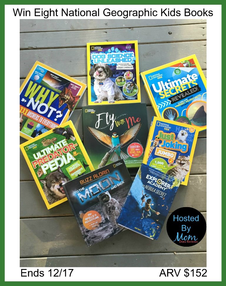 National Geographic Kids Books Giveaway - WIN 8 Books! (ends 12/17)