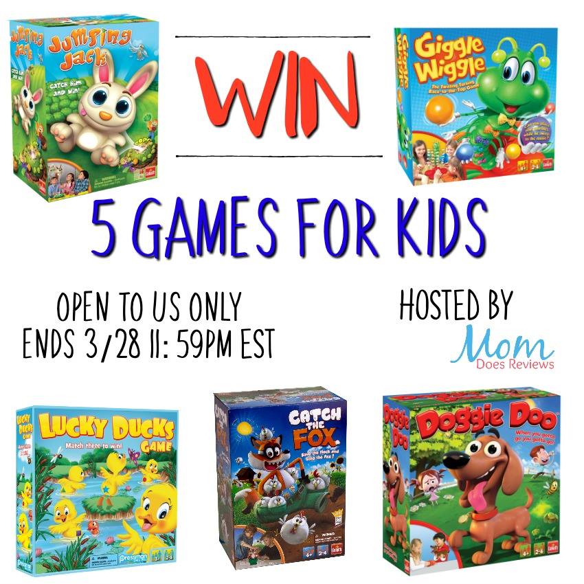 Goliath Games Giveaway - WIN 5 kids games! (ends 3/28)