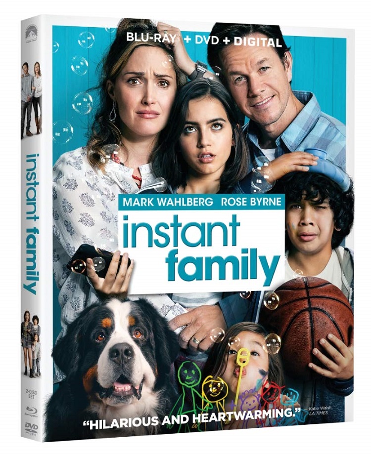 INSTANT FAMILY Blu-ray Release & #Giveaway! TWO Winners!! (ends 3/20)