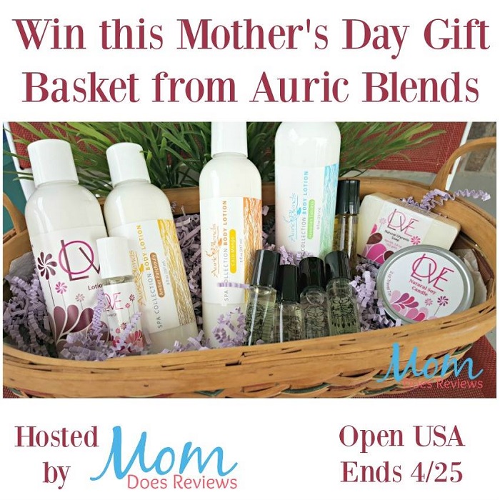 Auric Blends Mother's Day Gift Basket Giveaway! (ends 4/25)