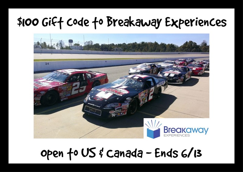 $100 Breakaway Experiences Gift Card Giveaway! USA & CAN (ends 6/13)