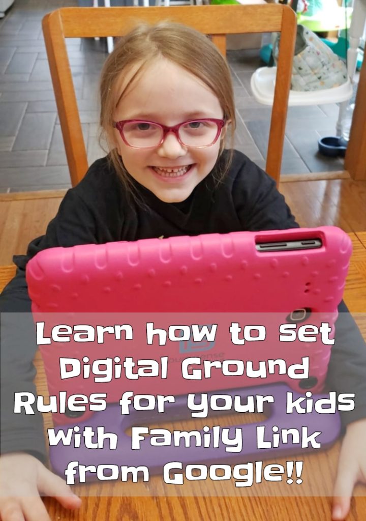 Learn how to set Digital Ground Rules for your kids with Family Link from Google!! #FamilyLink