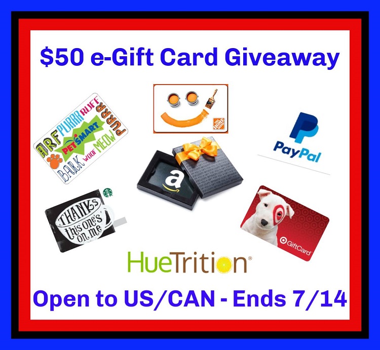 $50 Gift Card Giveaway – Sponsored by HuePets! Open to USA & Canada (ends 7/14)