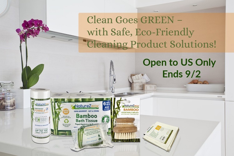 NatureZway Bamboo Household Products Prize Bundle Giveaway! (ends 9/2)