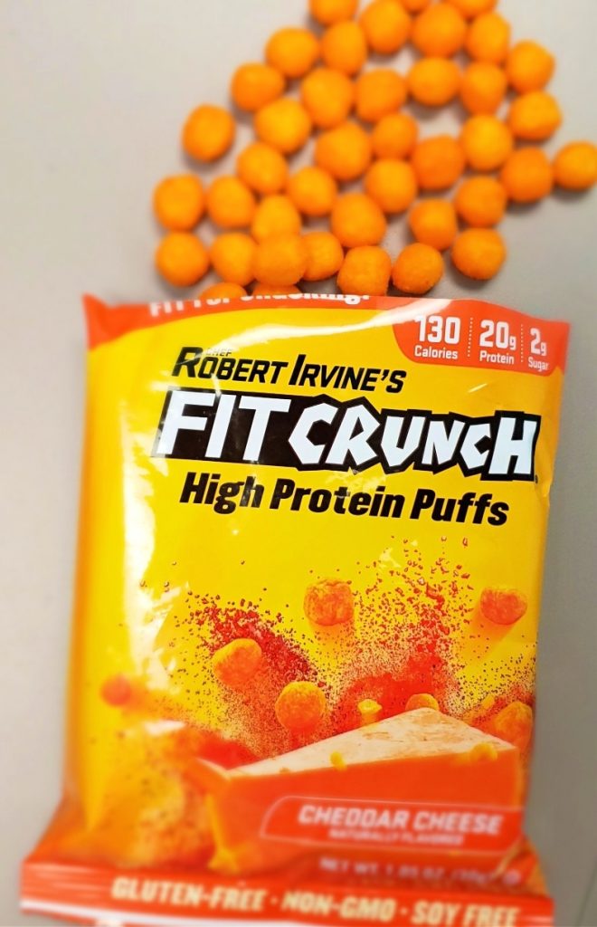 Change how you snack with FITCRUNCH High Protein Puffs!
