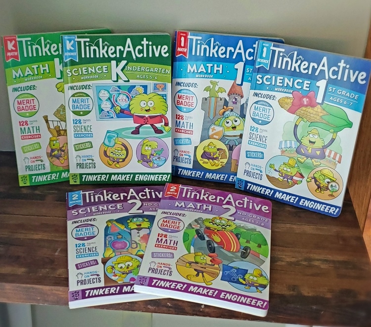 TinkerActive Workbooks are making learning FUN!!