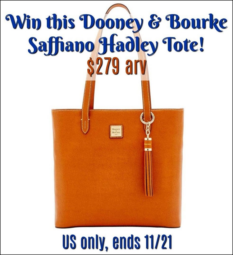 Dooney & Bourke Saffiano Hadley Tote Giveaway! (ends 11/21)